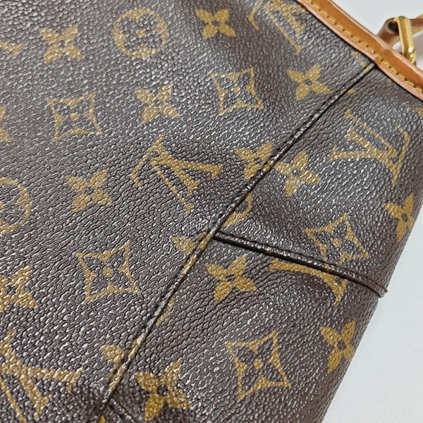 MENILMONTANT PM Monogram Coated Canvas Brown