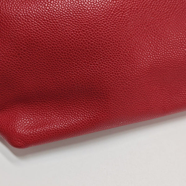 Grained Calfskin Red