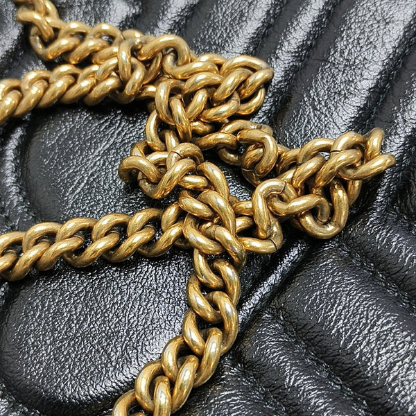 GG Marmont Mini Quilted Calfskin Black