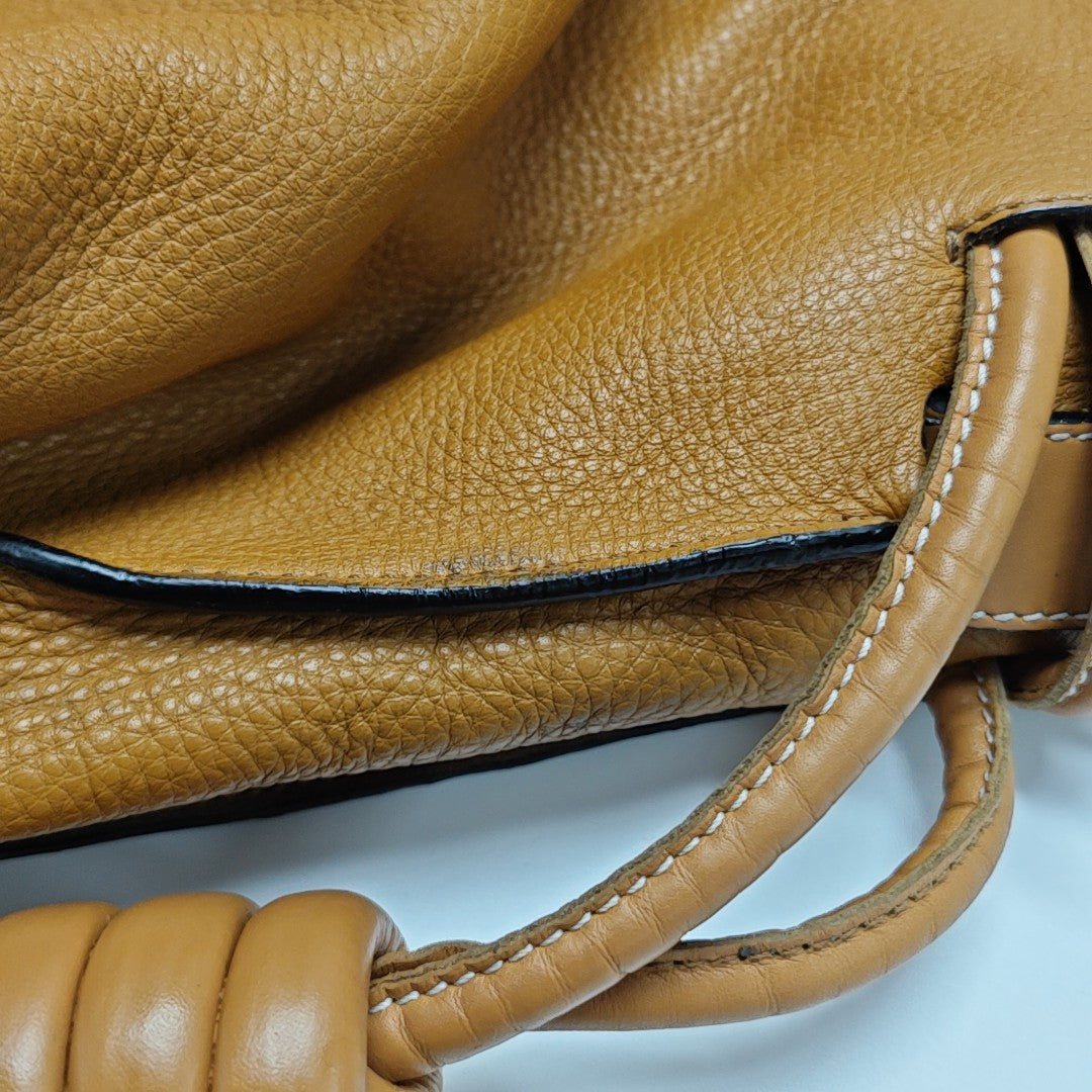 Calfskin Shoulder Bag Yellow