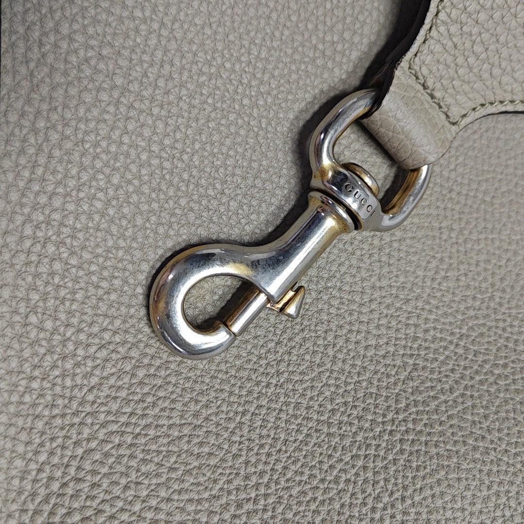 Calfskin Shoulder Bag Gray