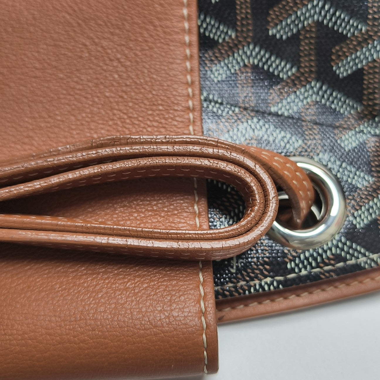 Rouette PM Coated Canvas Brown
