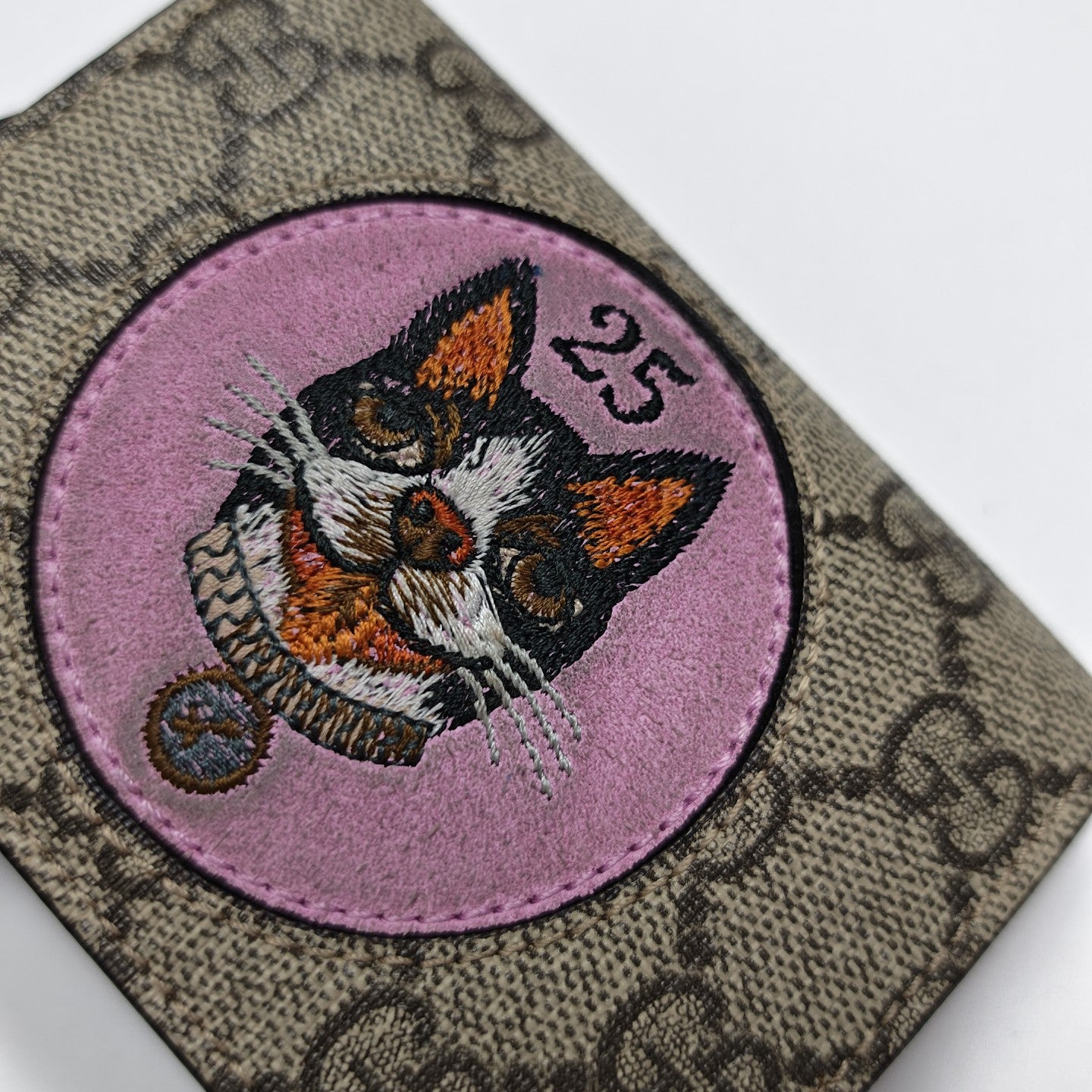 Monogram Coated Canvas Wallet Beige