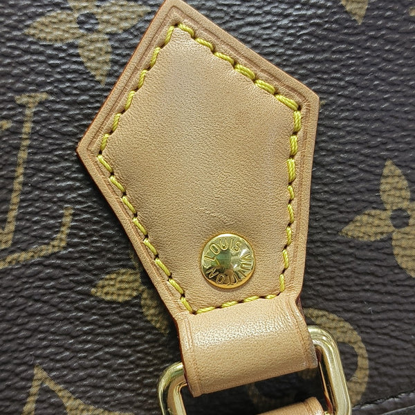 SPEEDY 20 Monogram Coated Canvas Brown