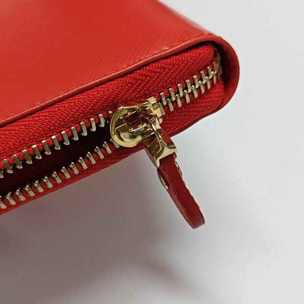 Gancini Calfskin Red Wallet