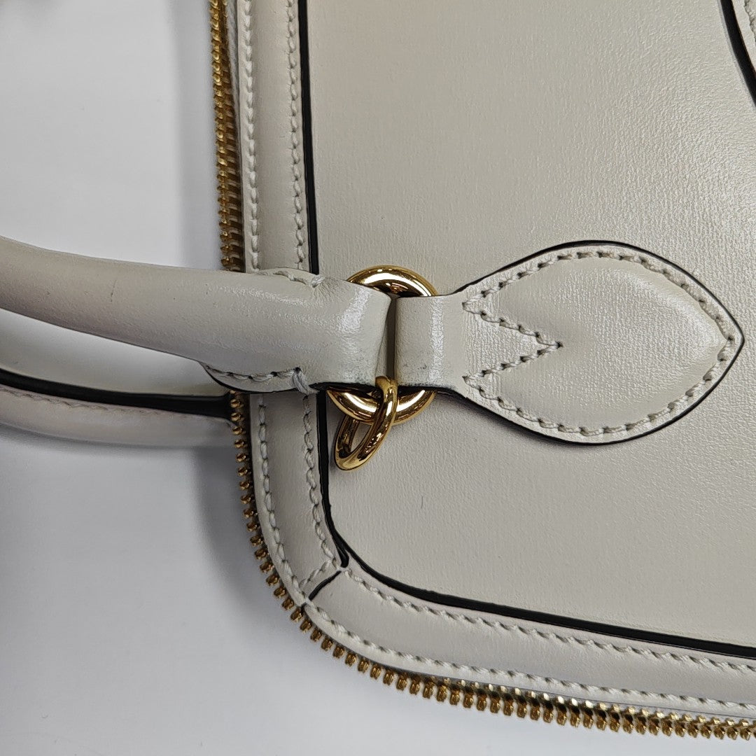 Horsebit 1955 Small Calfskin White