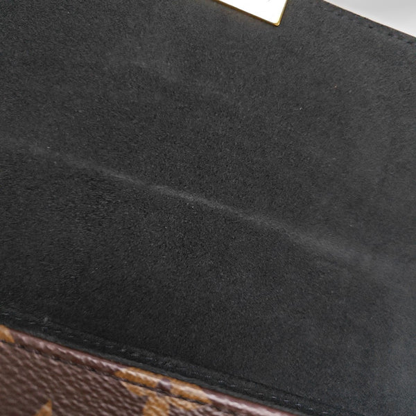 LOCKY BB Monogram Coated Canvas Brown