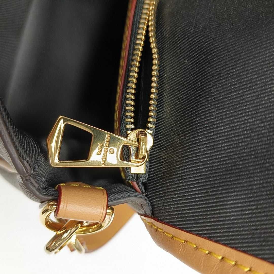 DIANE Monogram Coated Canvas Brown