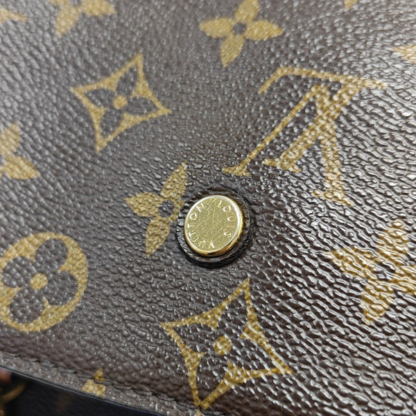 MONTAIGNE Monogram Coated Canvas Brown