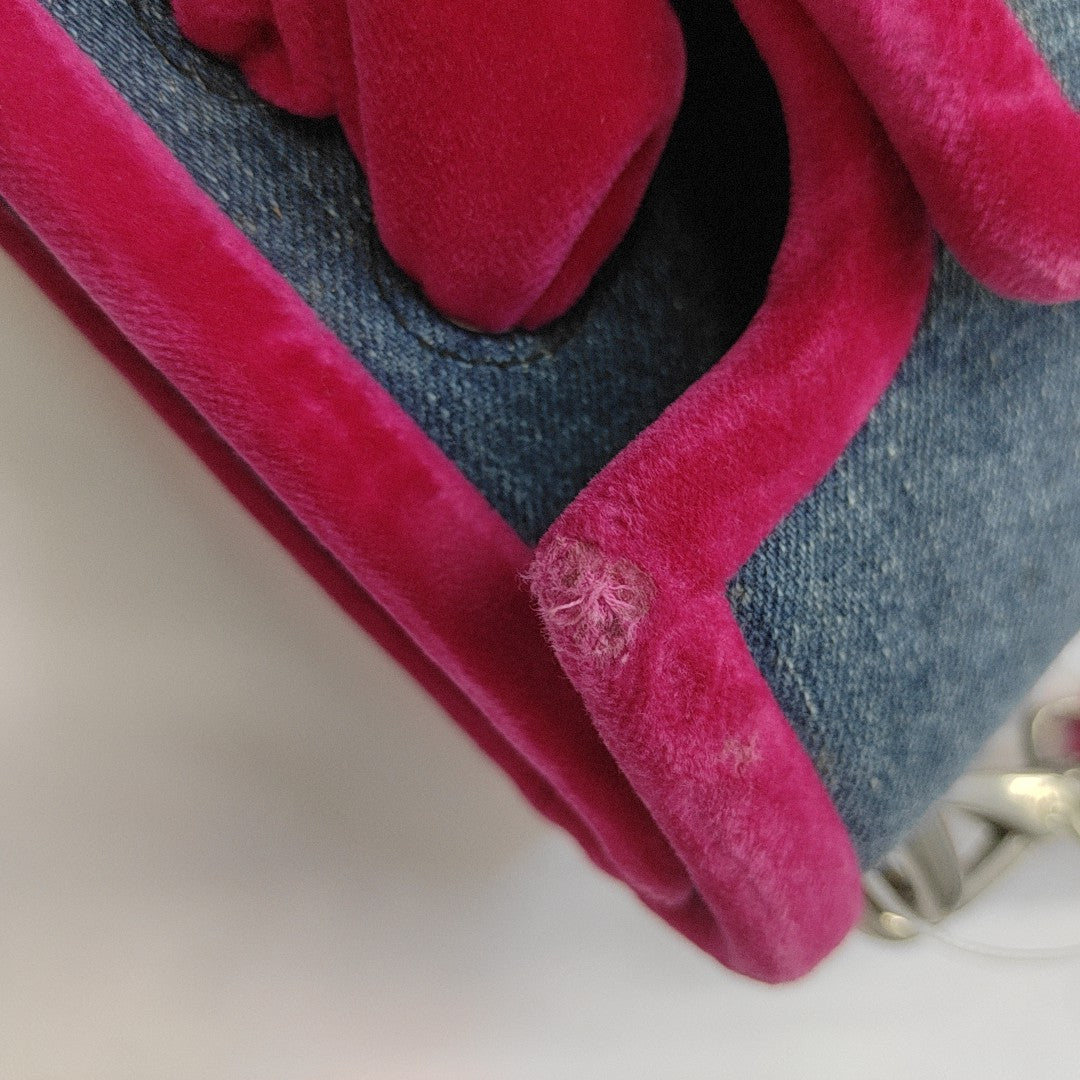 Denim Shoulder Bag Blue