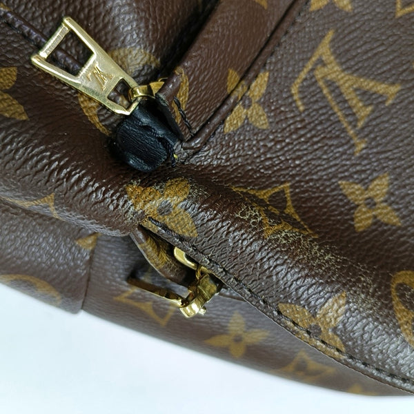 PALM SPRINGS PM Monogram Coated Canvas Brown
