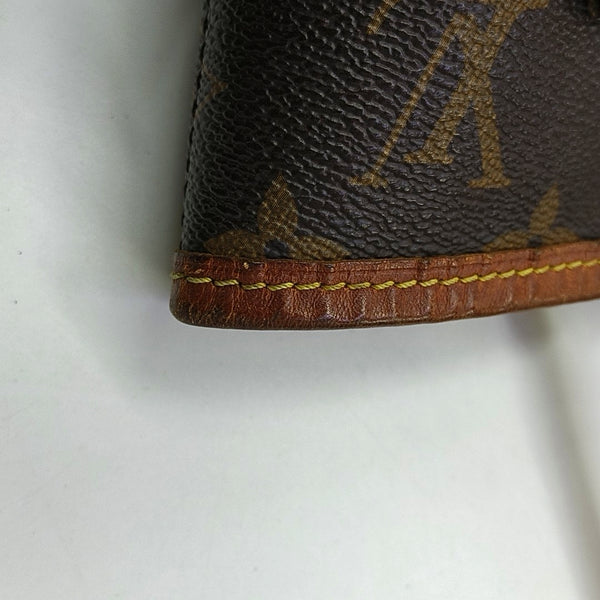 NEVERFULL Monogram Coated Canvas Brown