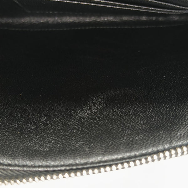 Saffiano Calfskin Clutch Black