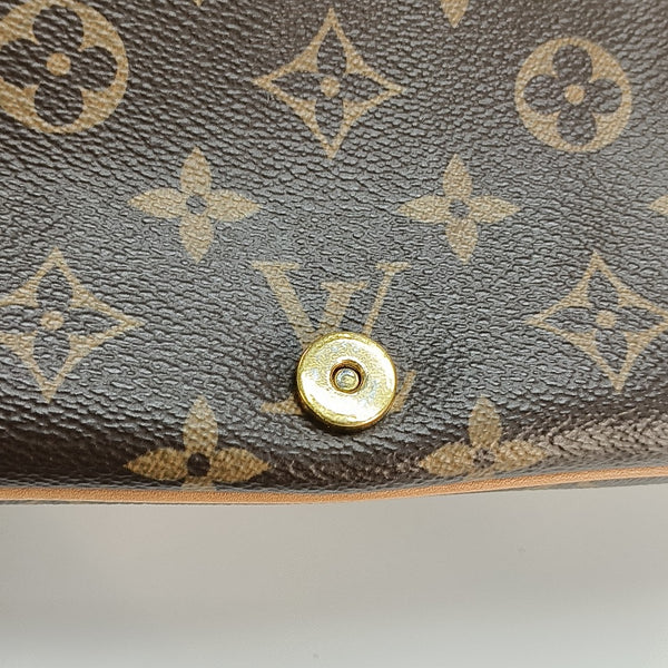 DIANE Monogram Coated Canvas Brown