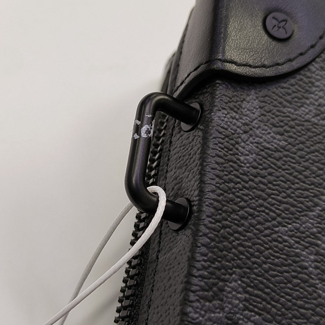 WALLET TRUNK Monogram Coated Canvas Gray