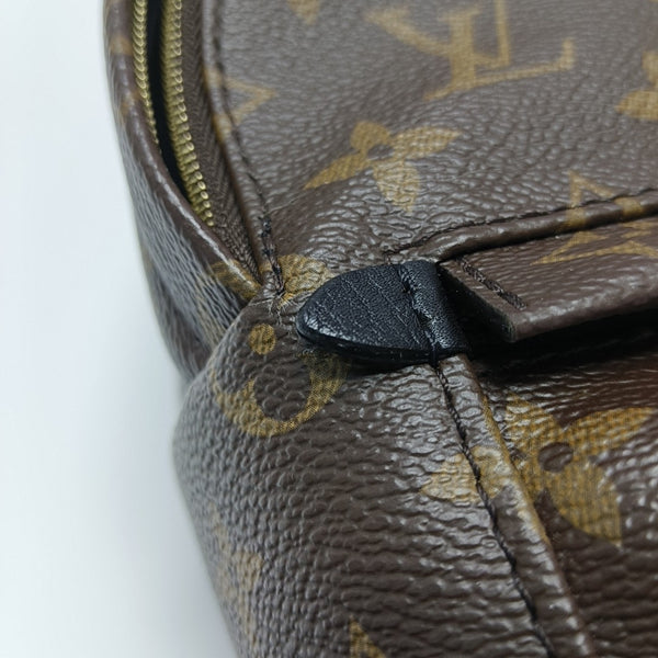 PALM SPRINGS Mini Monogram Coated Canvas Brown