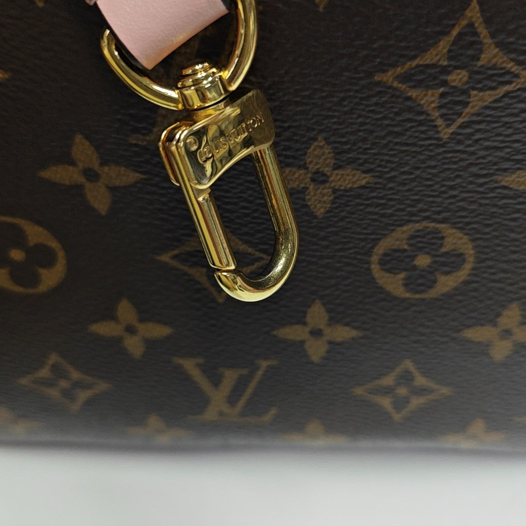 NÉONOÉ MM Monogram Coated Canvas Brown