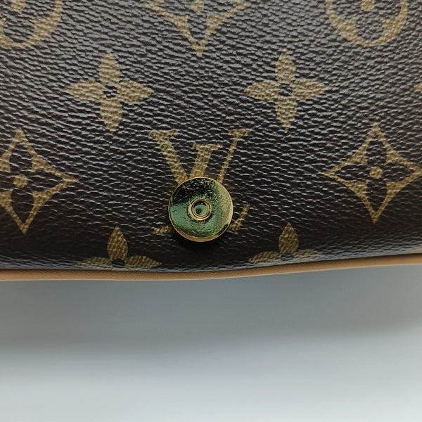 DIANE Monogram Coated Canvas Brown