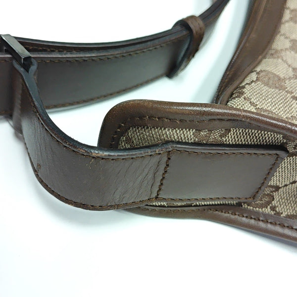 Monogram Canvas Top Handle Bag Brown