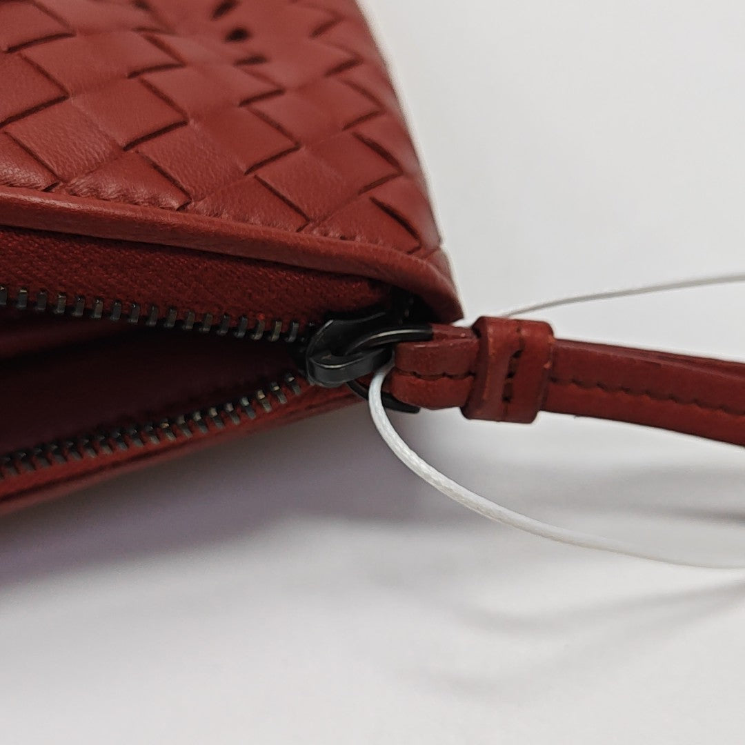 Calfskin Clutch Red