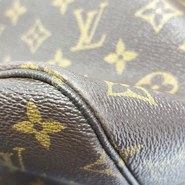 NEVERFULL MM Monogram Coated Canvas Brown