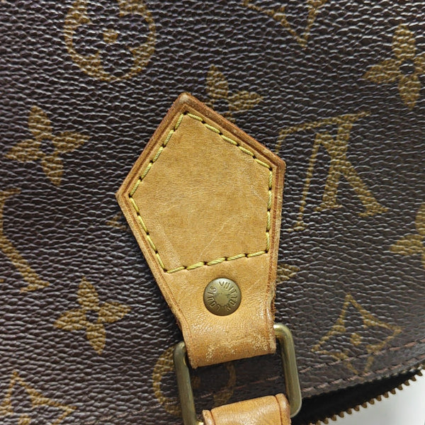 SPEEDY 25 Monogram Coated Canvas Brown