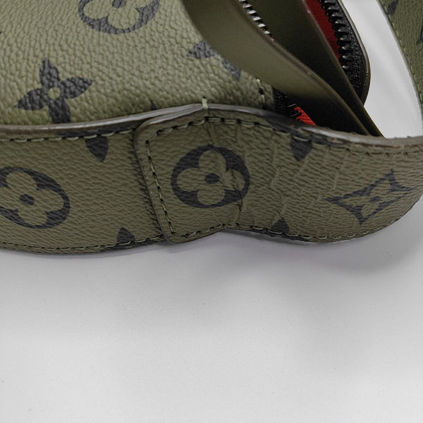 Monogram Coated Canvas Belt Bag Green