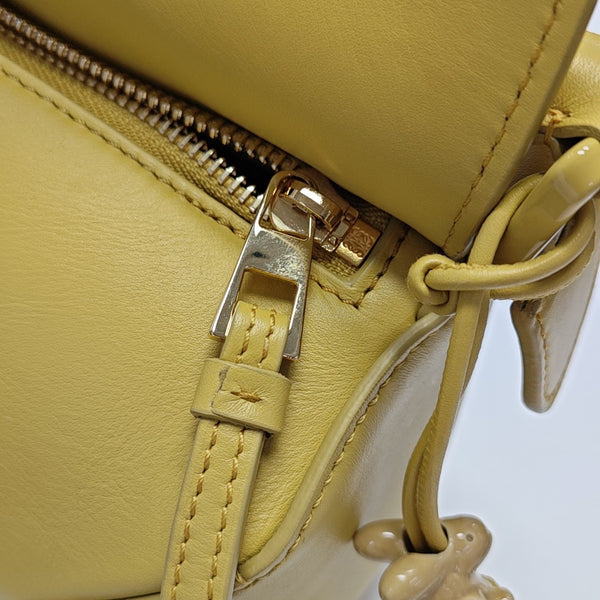 Puzzle Small Calfskin Yellow