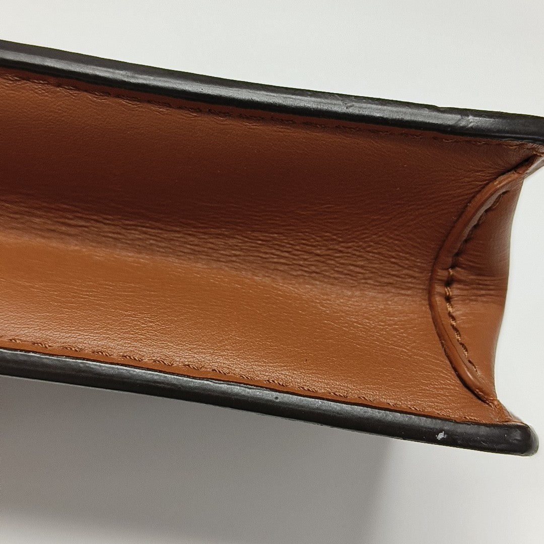 DAUPHINE WOC Monogram Coated Canvas Brown