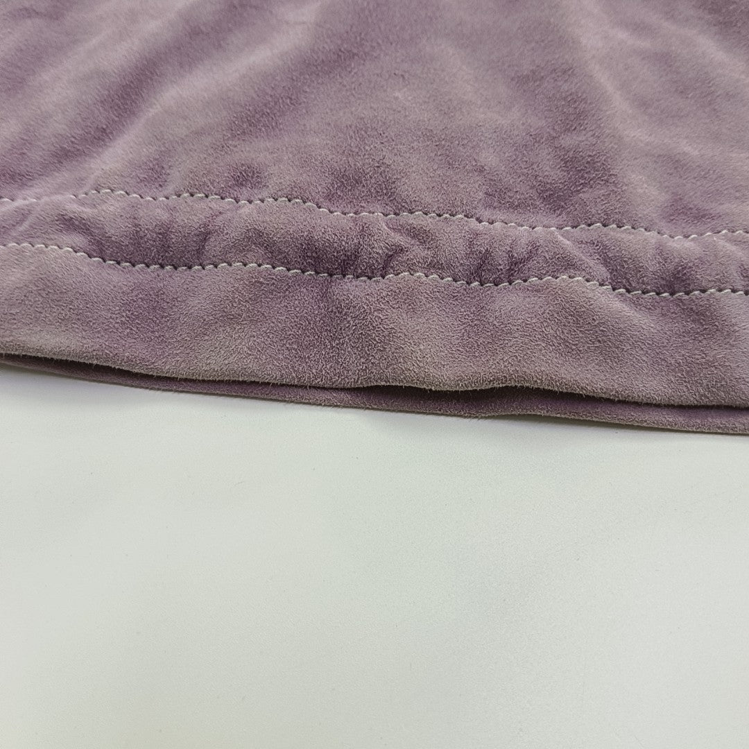 Special Material Shoulder Bag Purple