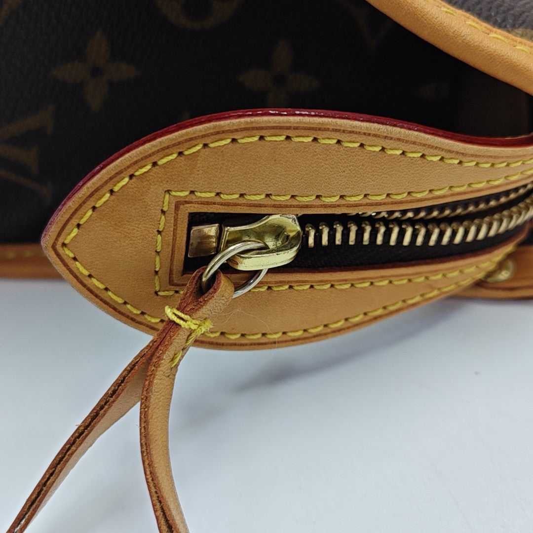 POPINCOURT Monogram Coated Canvas Brown