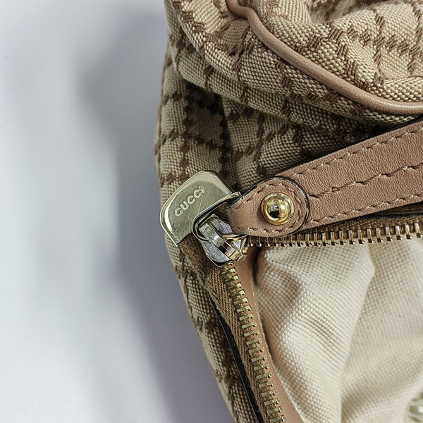 Sukey Quilted Canvas Beige