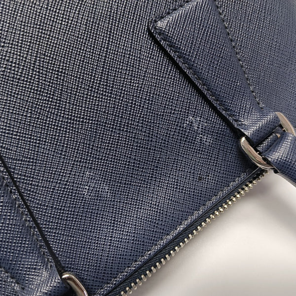 Promenade Small Saffiano Calfskin Blue