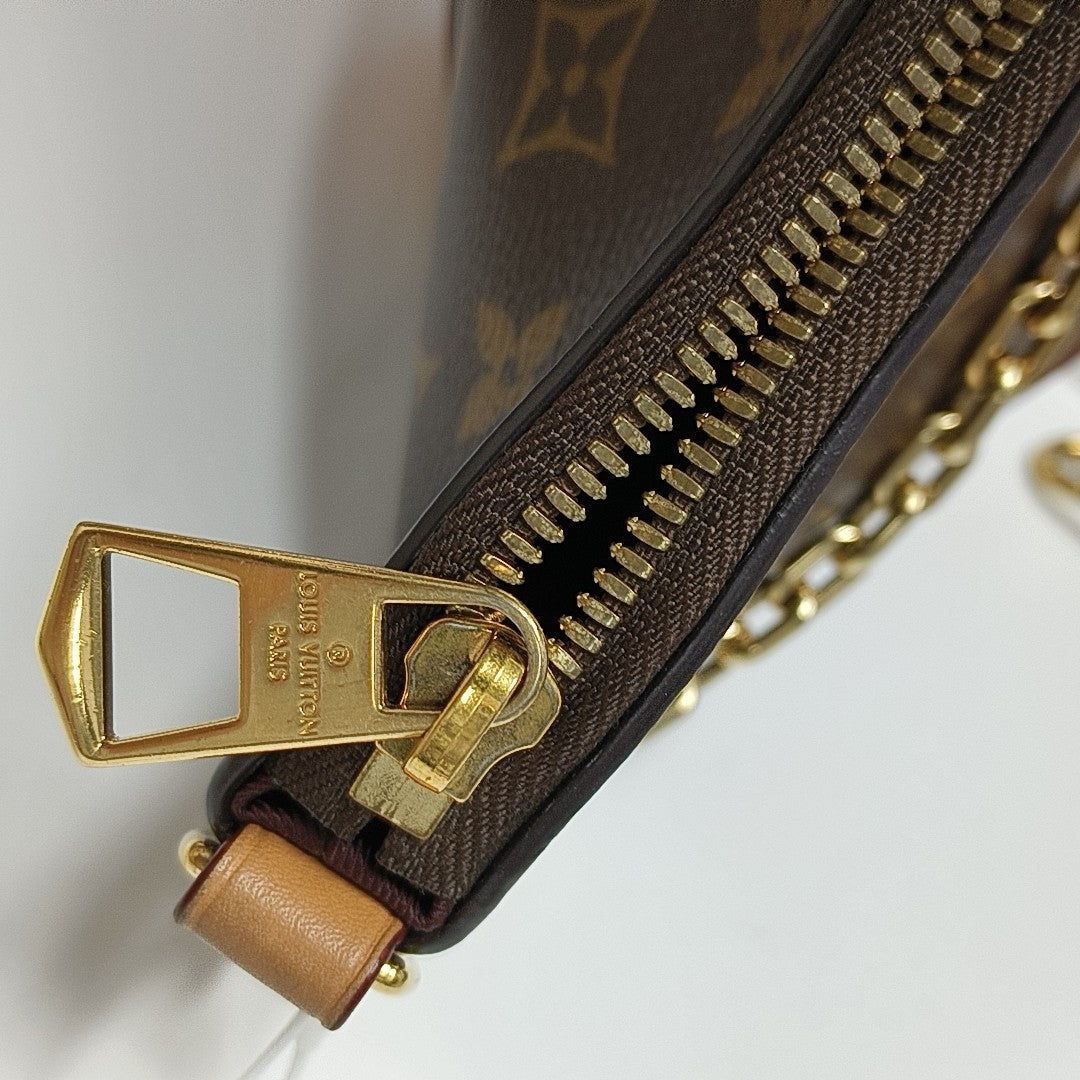 BOULOGNE Monogram Coated Canvas Brown