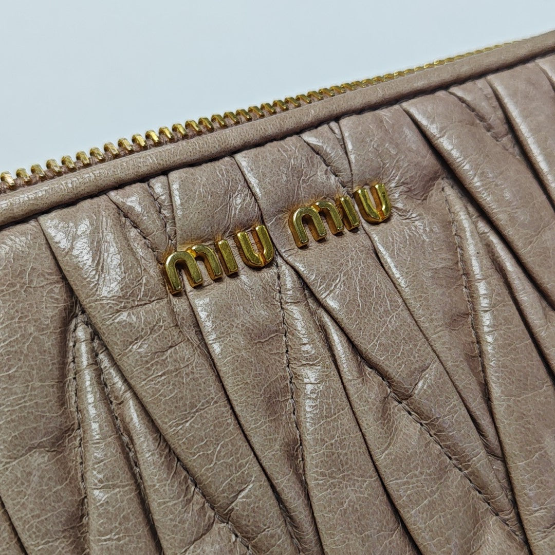 Matelassé Quilted Calfskin Pink