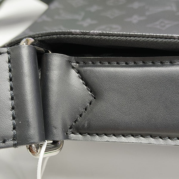 DISTRICT PM Monogram Coated Canvas Black
