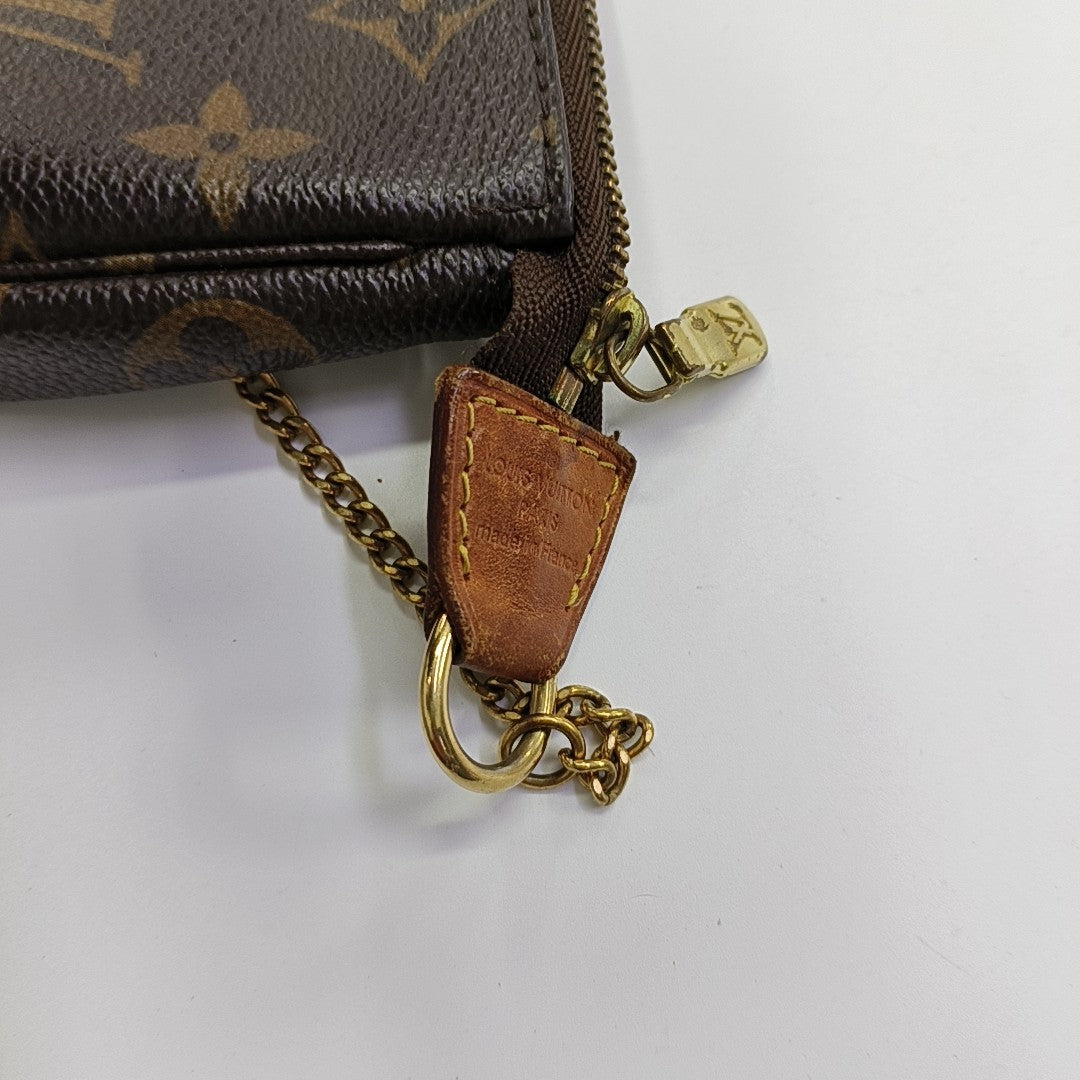 ACCESSOIRES Mini Monogram Coated Canvas Brown