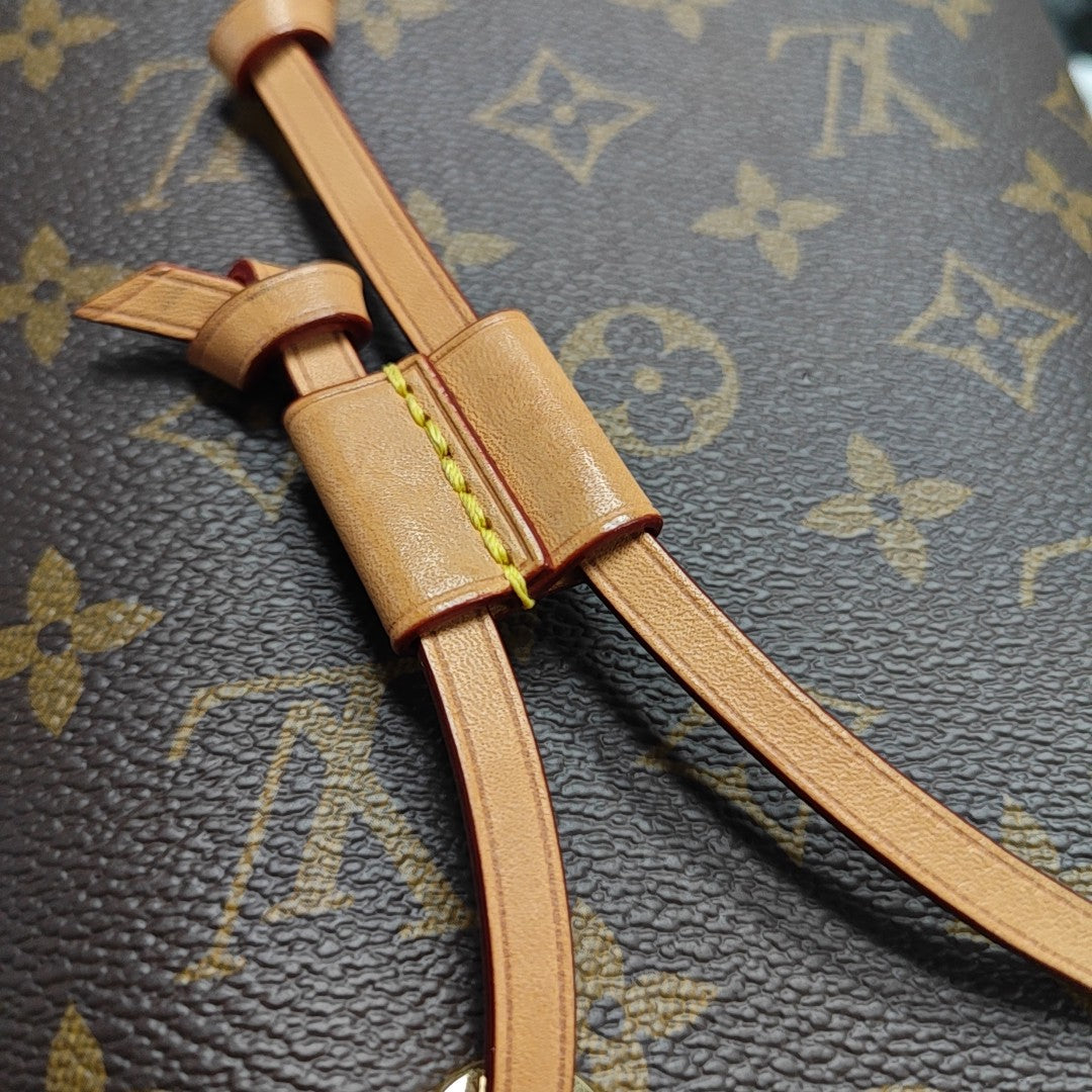 NÉONOÉ BB Monogram Coated Canvas Brown