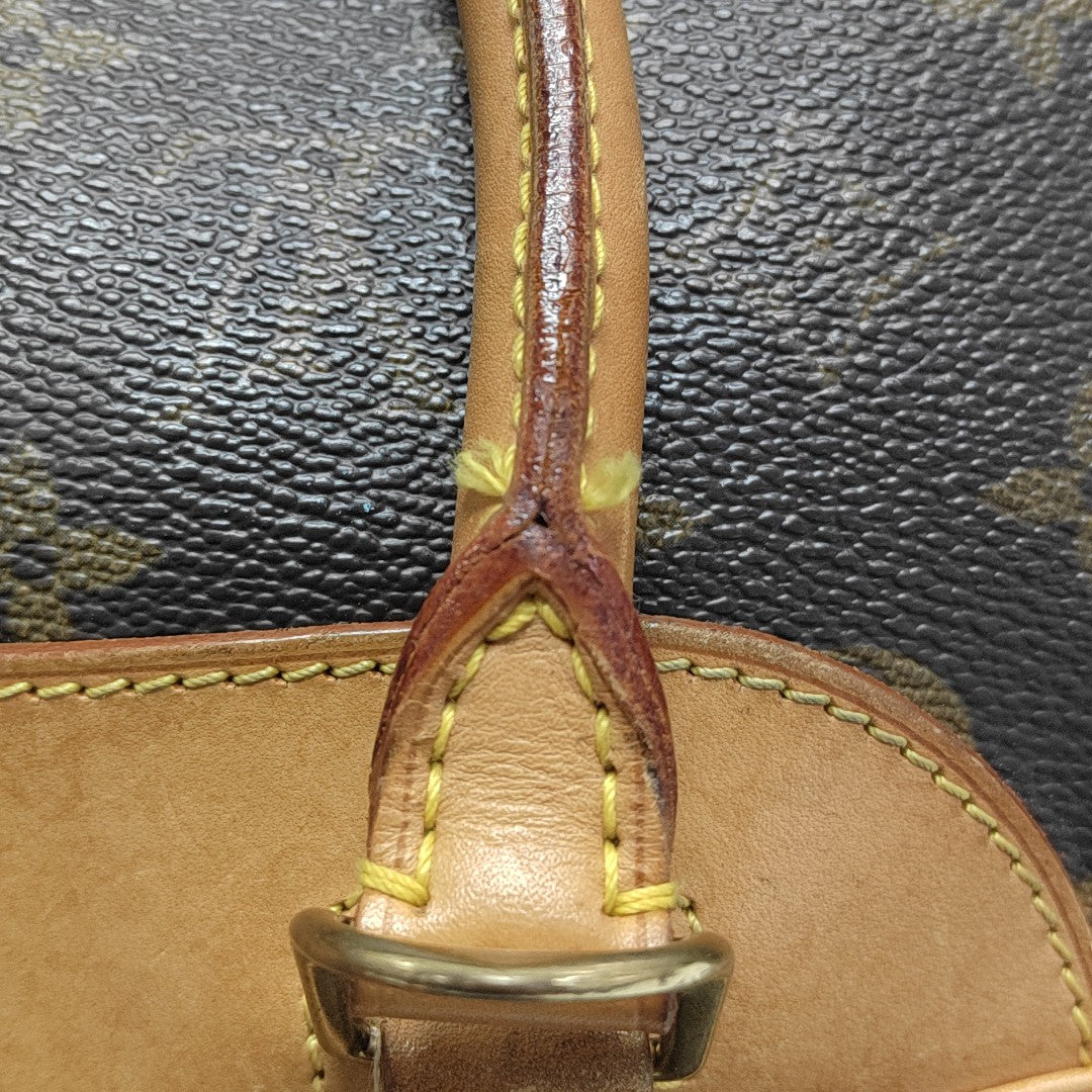 DEAUVILLE Monogram Coated Canvas Brown