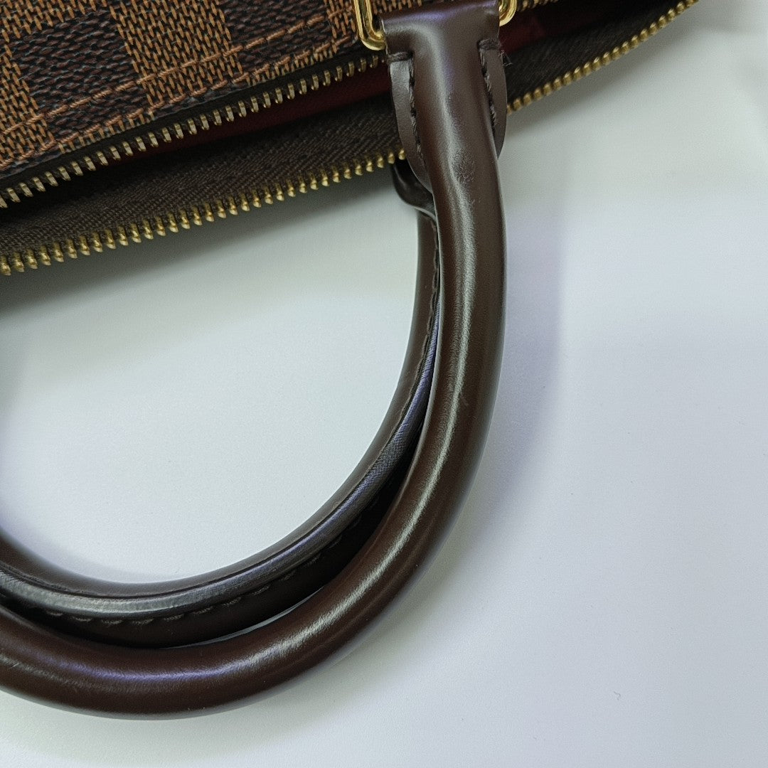 SPEEDY 30 Damier Ebene Coated Canvas Brown