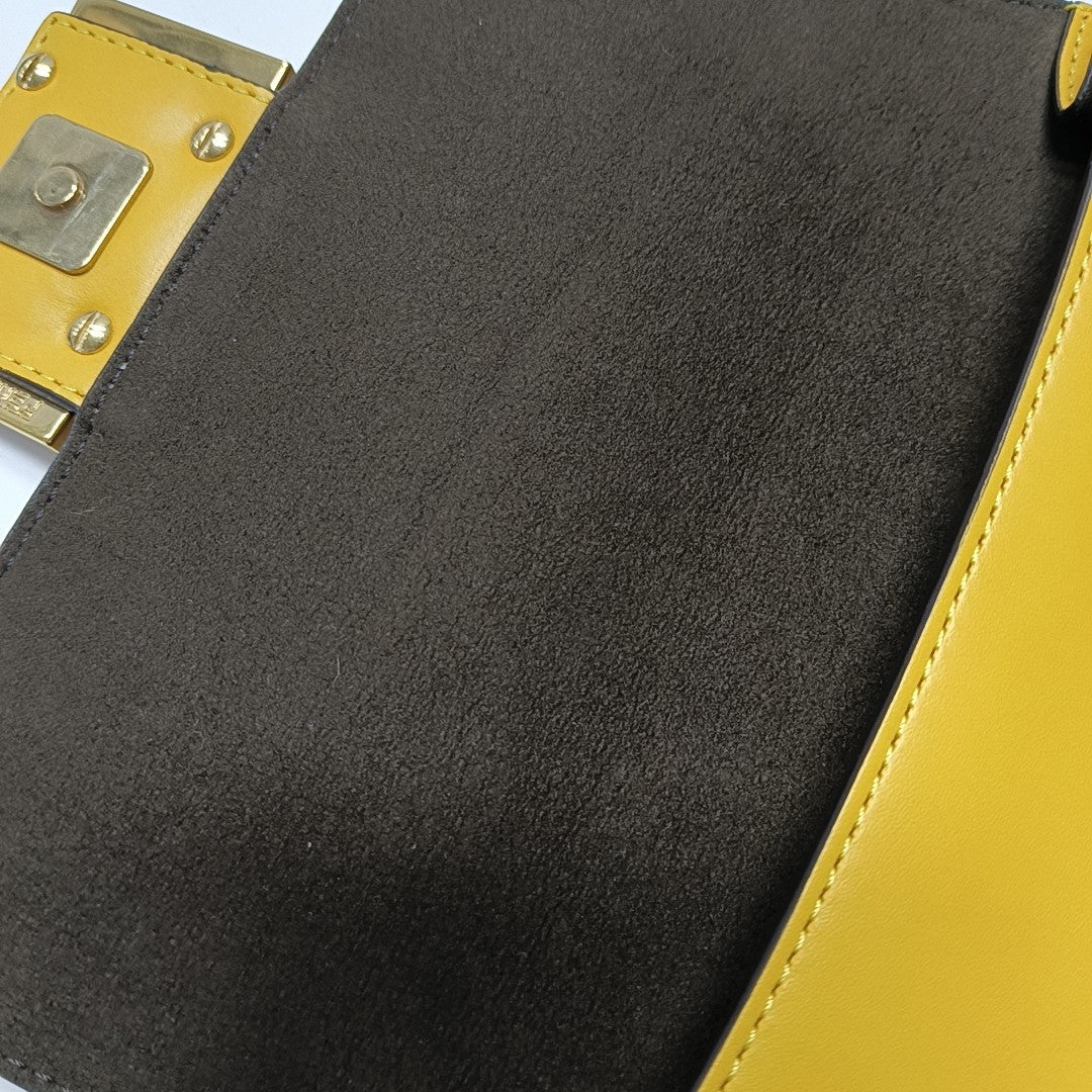 Baguette Mini Calfskin Yellow