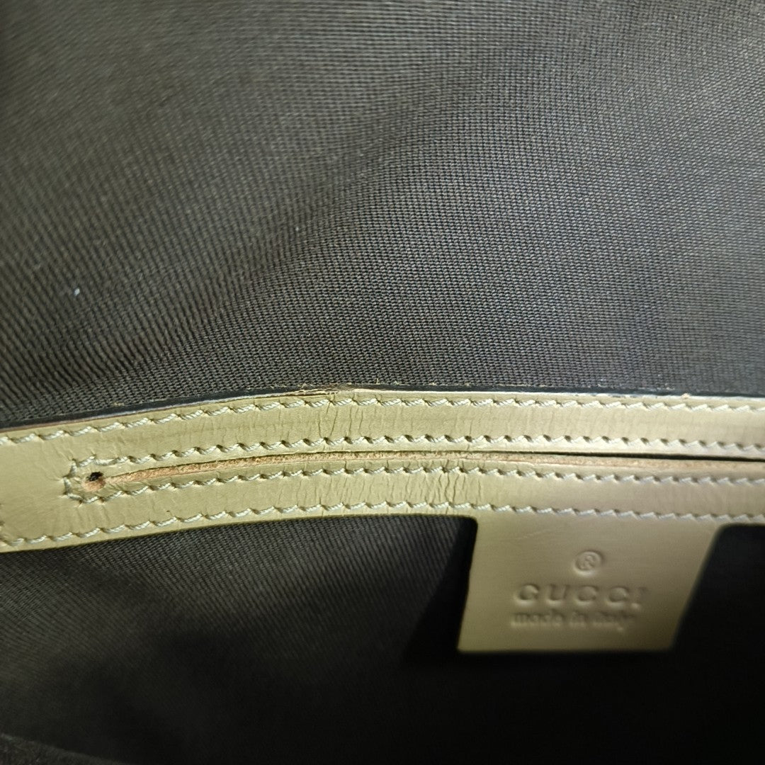Monogram Coated Canvas Shoulder Bag Beige