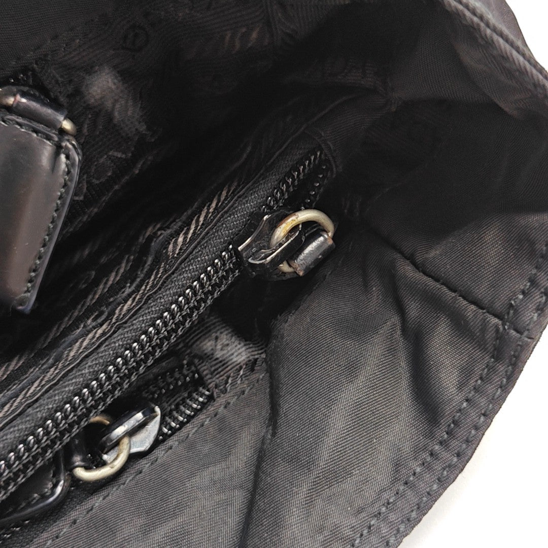 Nylon Tote Bag Black