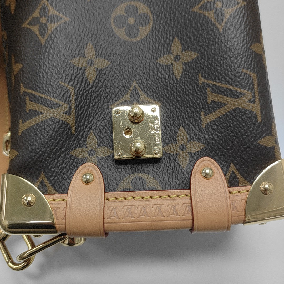 SIDE TRUNK PM Monogram Coated Canvas Brown