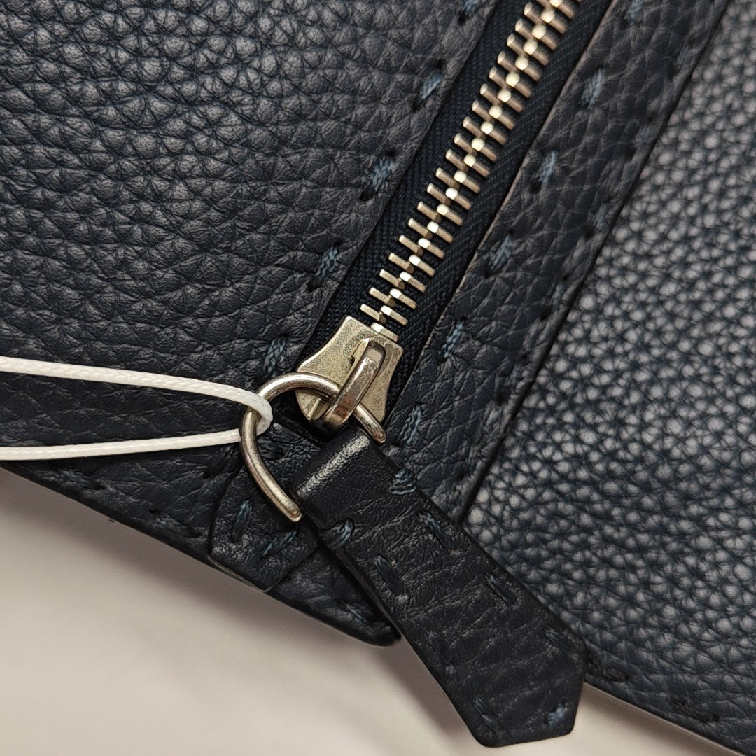 Calfskin Clutch Blue