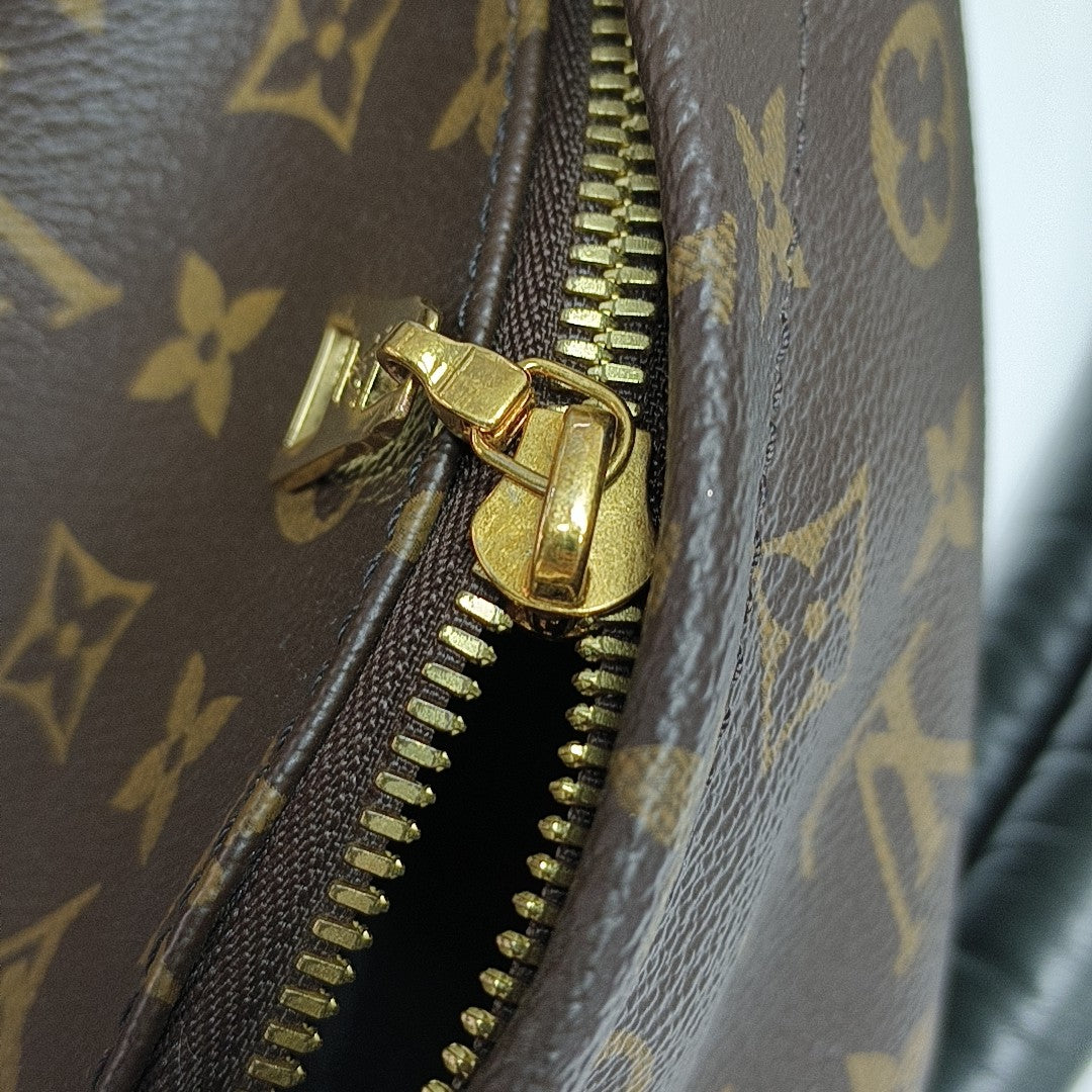 PALM SPRINGS PM Monogram Coated Canvas Brown