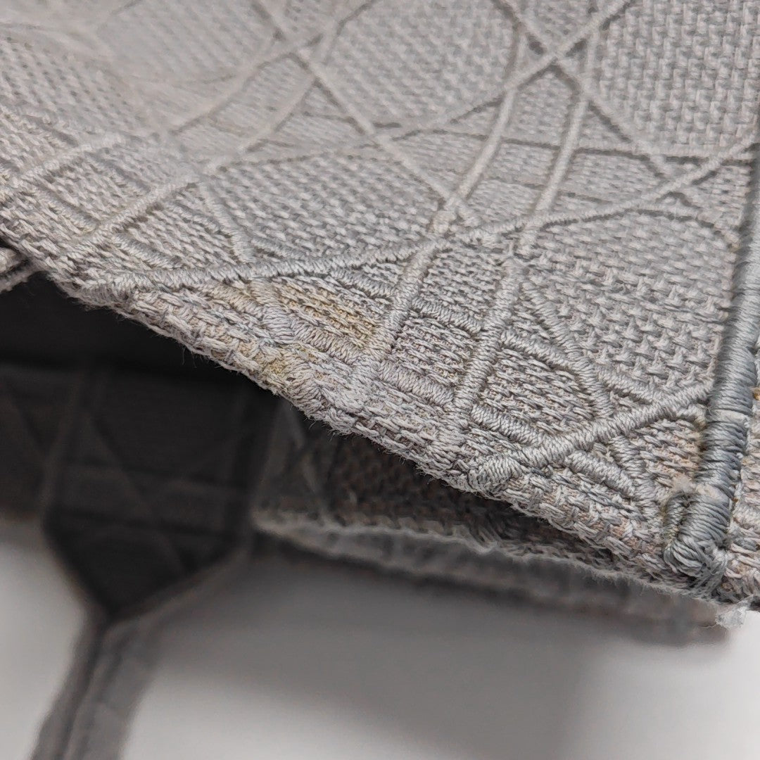 Book Tote Medium Canvas Gray