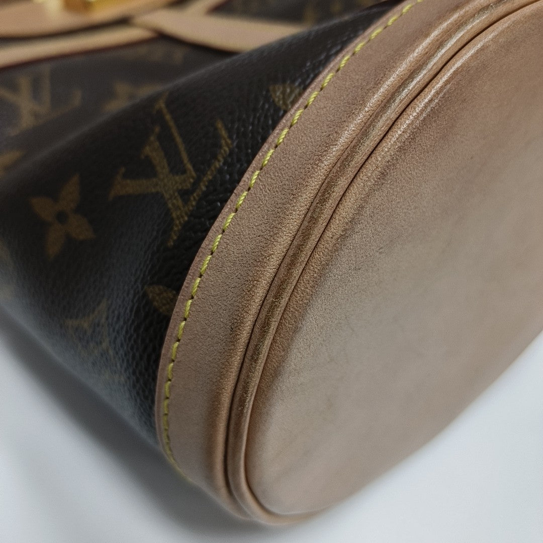 DUFFLE Monogram Coated Canvas Brown