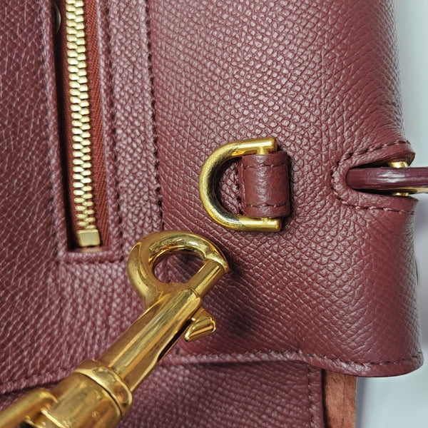 BELT Micro Calfskin Red