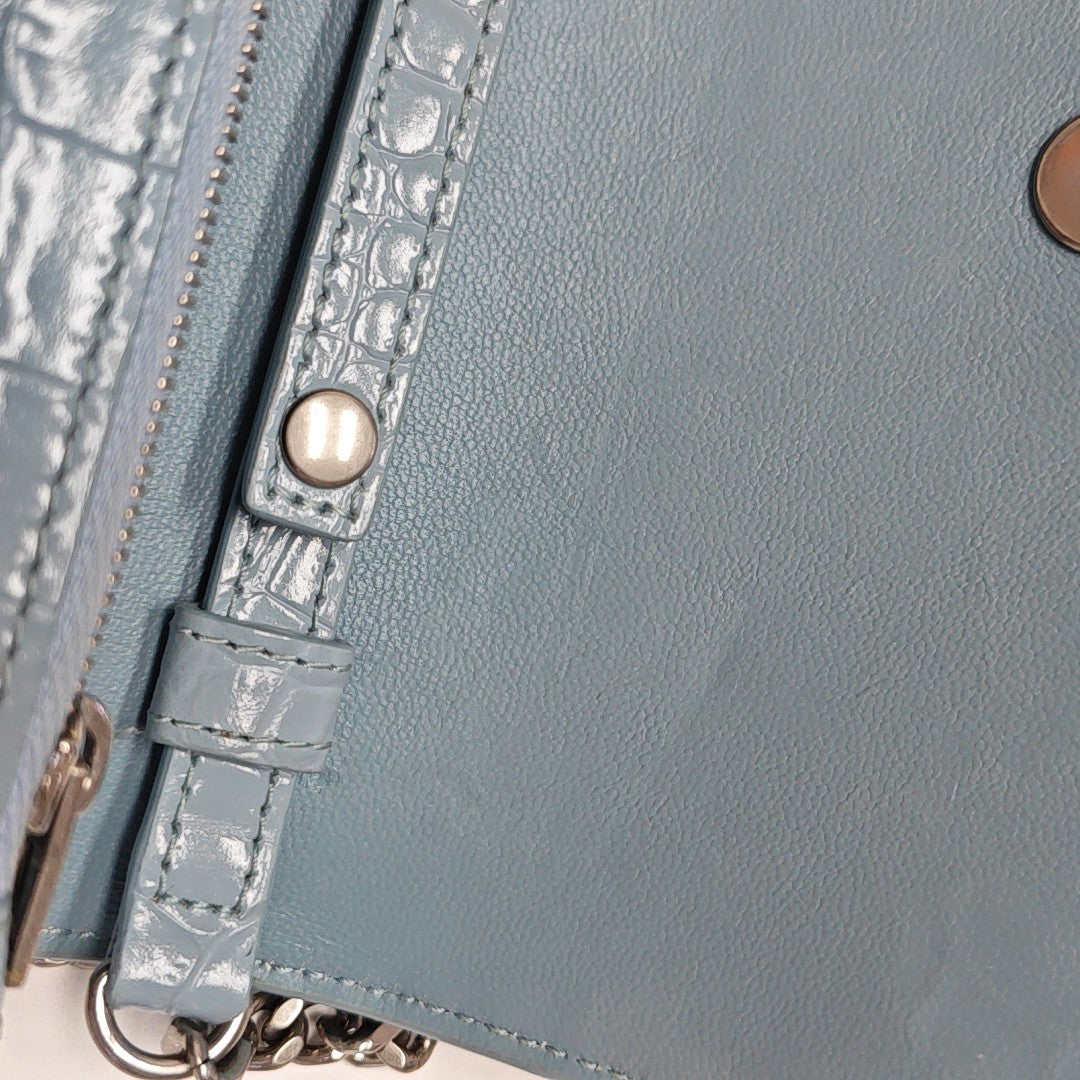 Hourglass Small Calfskin Blue